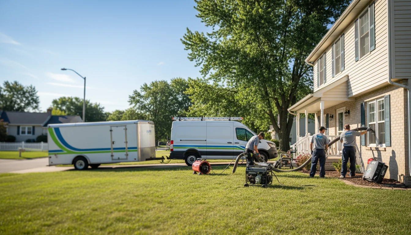 Flooded Basement Restoration And Cleanup With Repair in Cable, OH near me